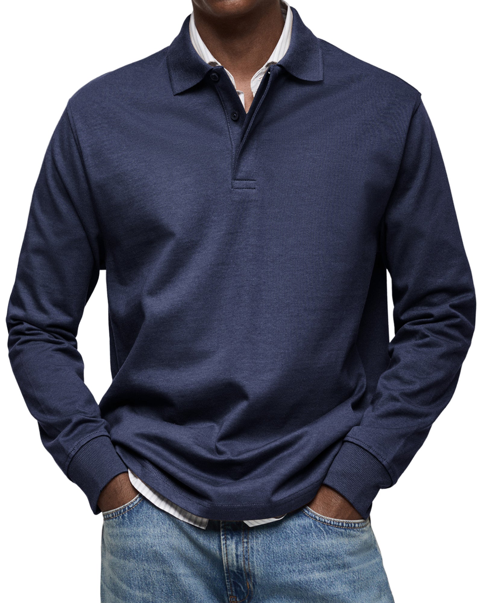 Luxe lange mouwen Polo