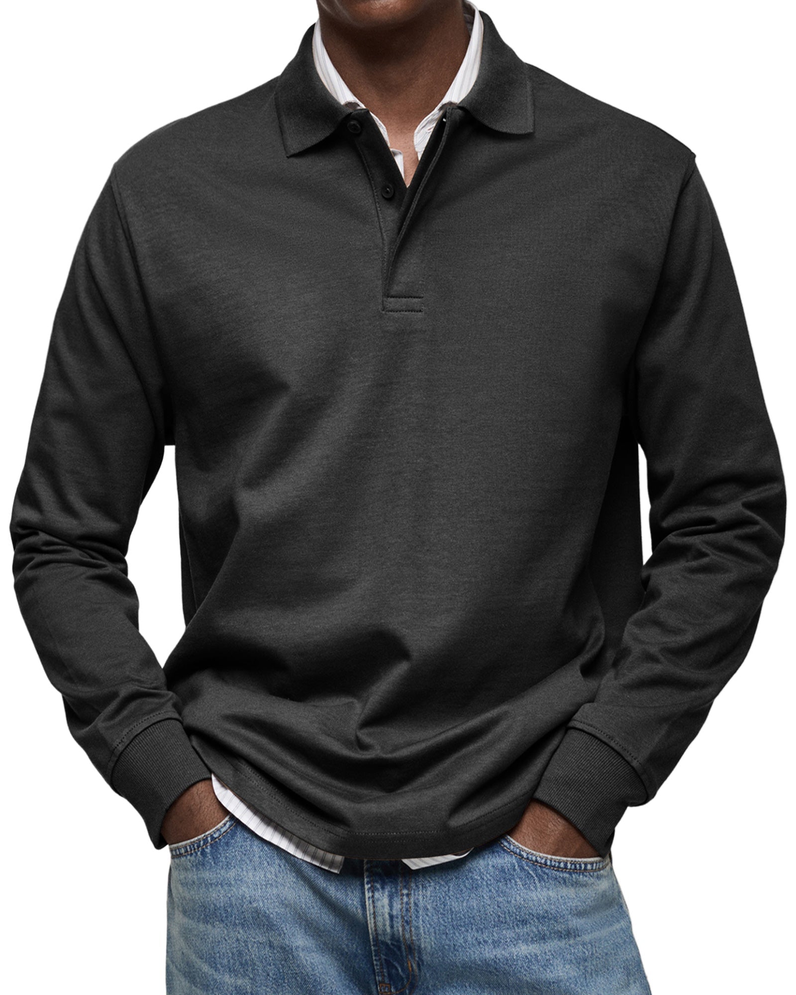 Luxe lange mouwen Polo