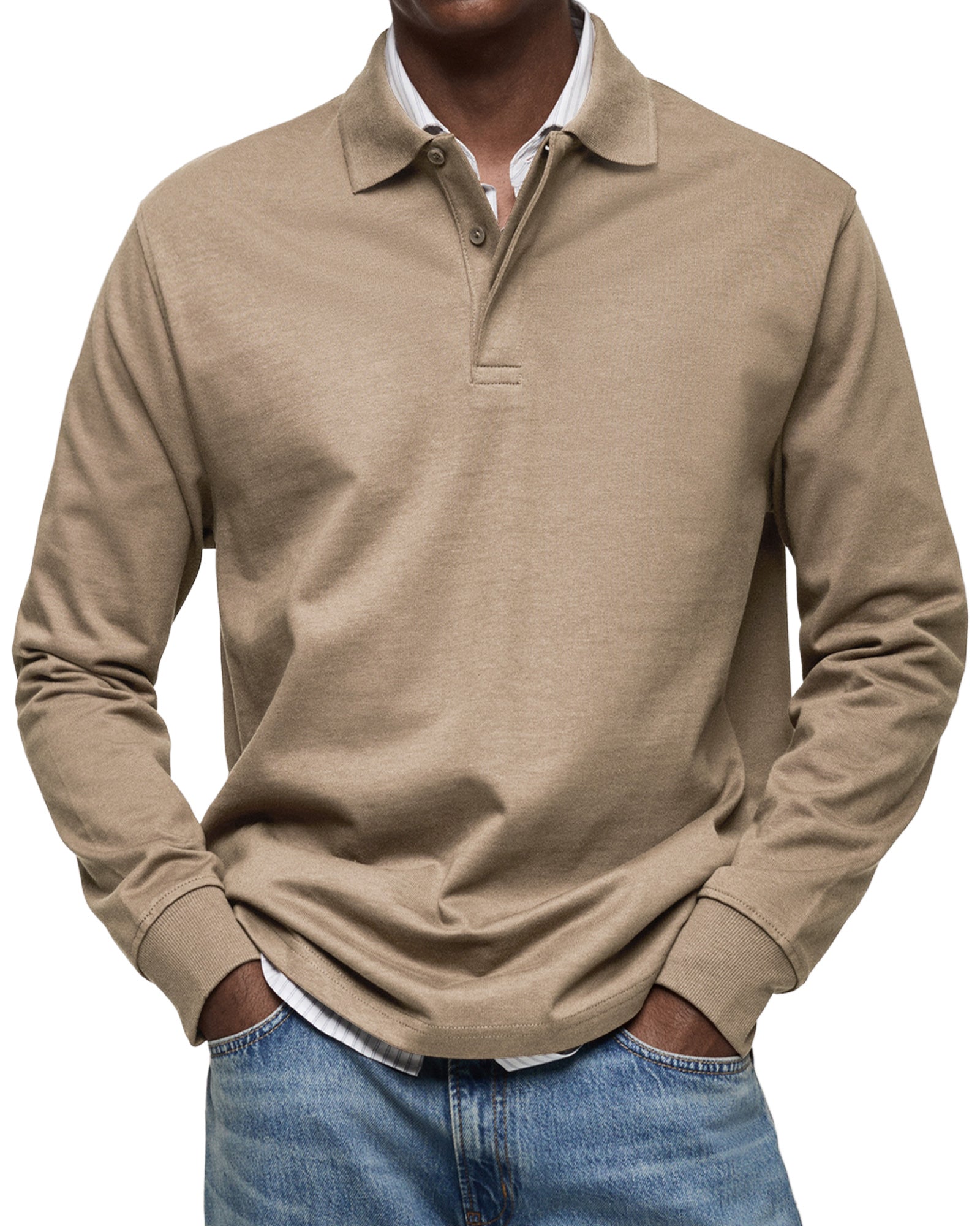 Luxe lange mouwen Polo