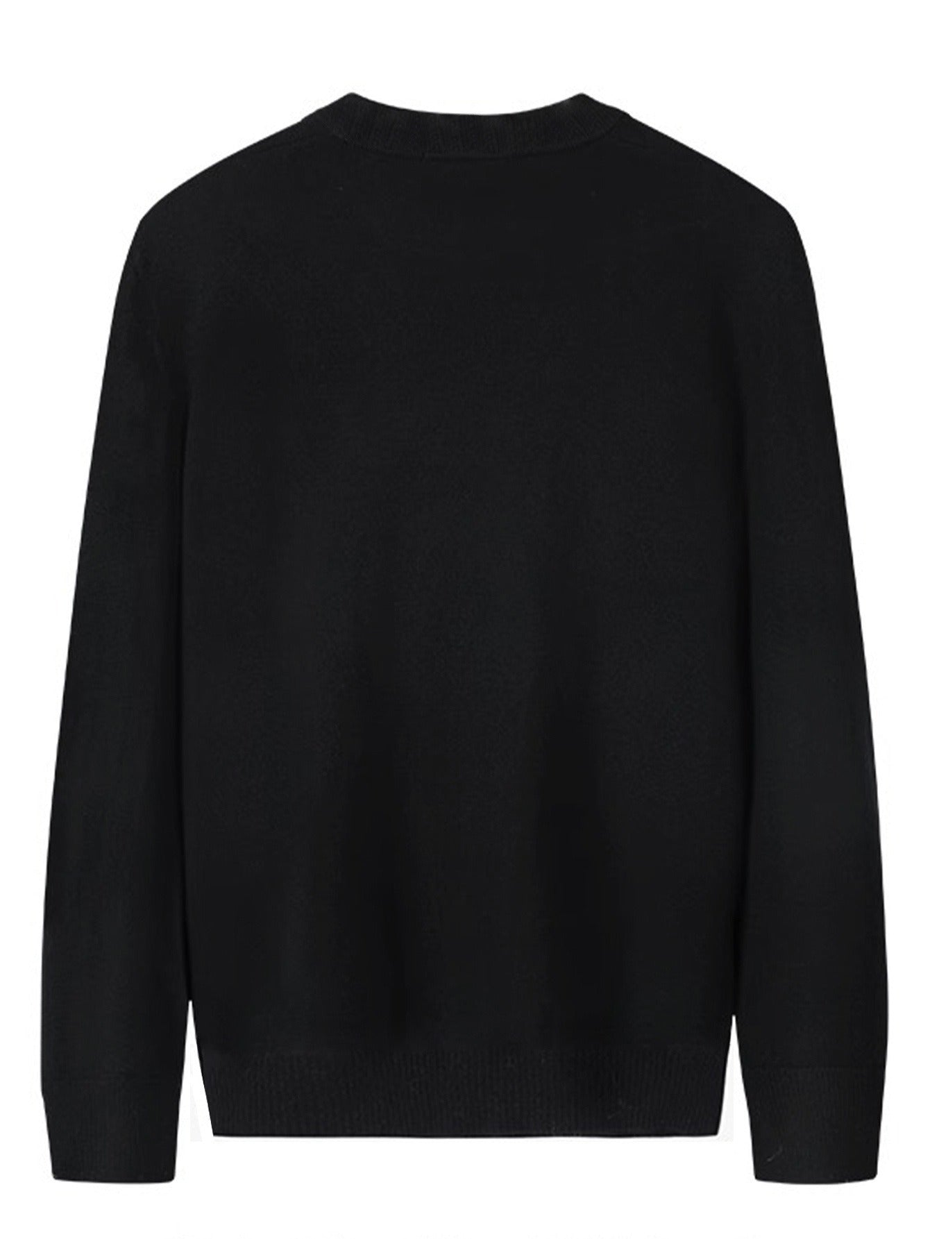 Heren V-hals gebreide trui - Zachte warme casual effen kleur lange mouwen pullover, wasmachinebestendig herfst winter lente truien geschikt voor outdoor & casual kleding, veelzijdig laagjesstuk